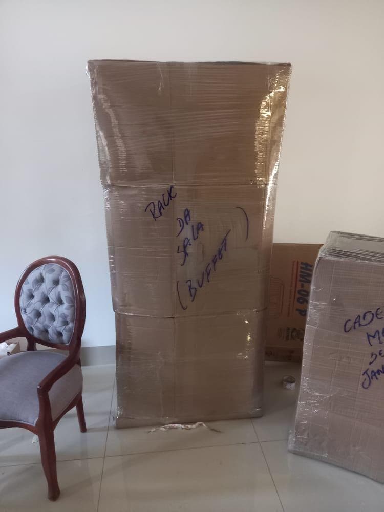 Mudança residencial realizada